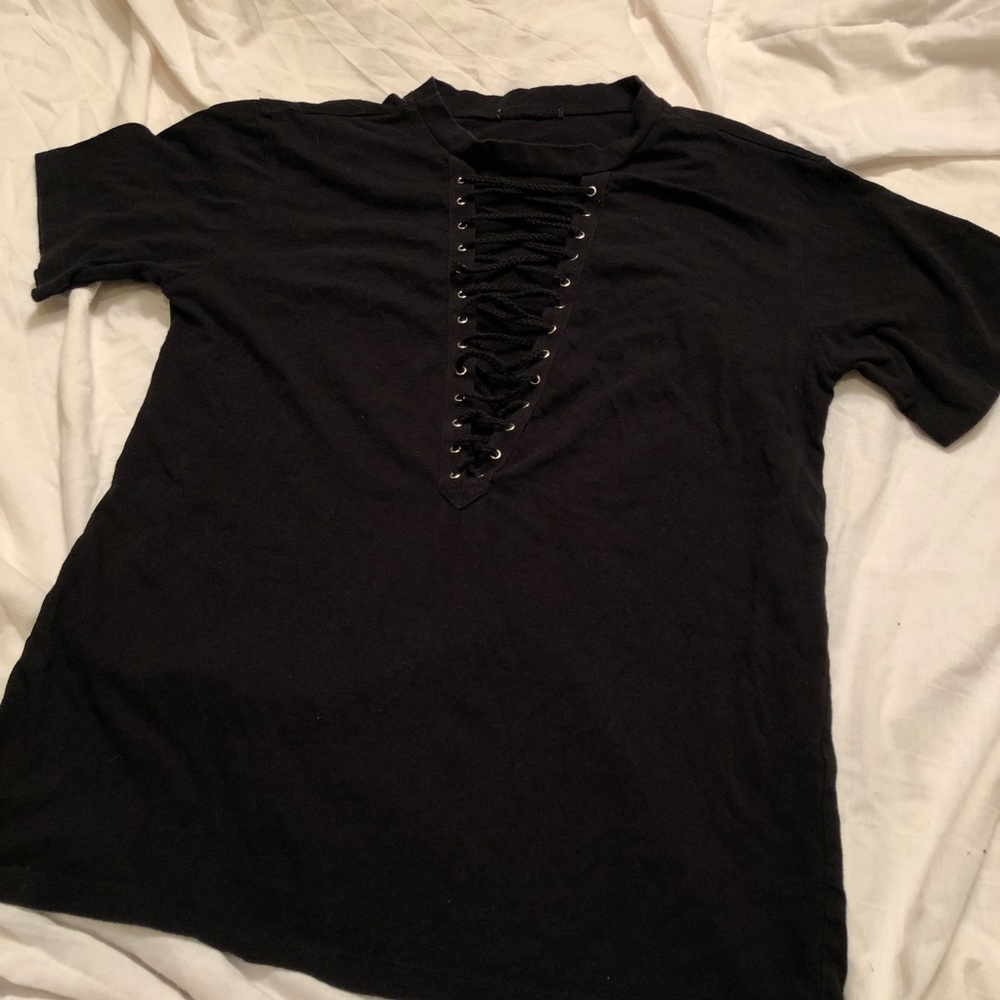 Forever 21 lace front shirt